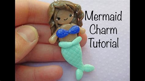 Mermaid Mermaid Clay Charm Pottery Charm Made To Order Fine Art