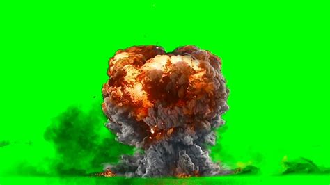Green Screen Explosion Youtube