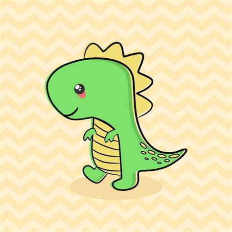 Dibujos Animados Lindo Beb Dinosaurio Vector Premium 8944 The Best