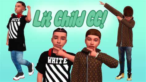 Sims 4 Custom Content Cas Cc Finds Child Cc Folder 2019 Sim
