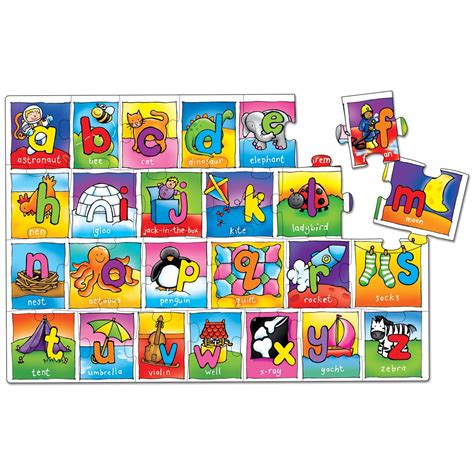 New daily puzzles each and every day! Orchard - Giant Alphabet Jigsaw Puzzle | PlayOne