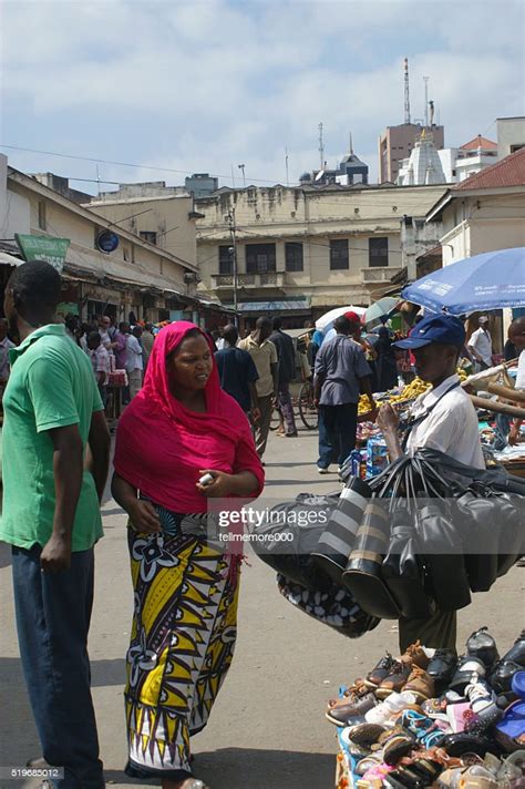 Scene From The Market In Mombasa Downtown Mombasa Likoni Rd High Res