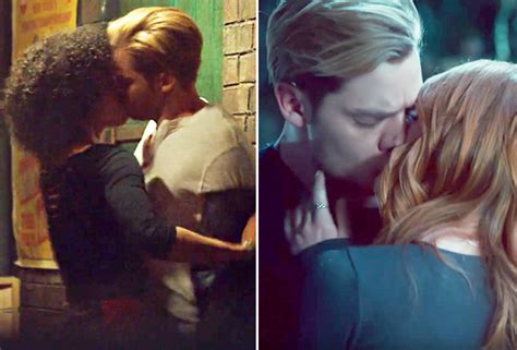 ‘shadowhunters Jace Kisses Clary And Maia — Dominic Sherwood Interview