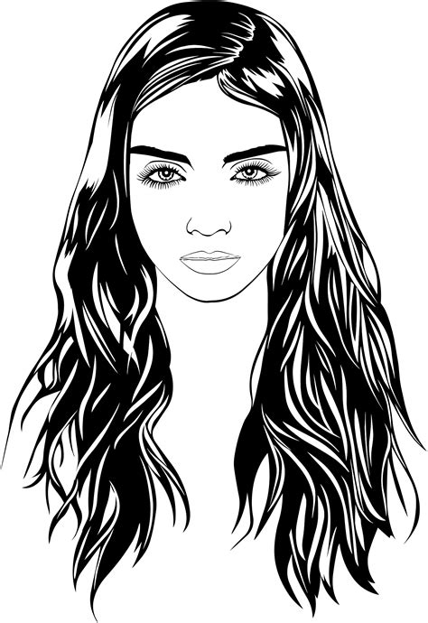 Here you can explore hq line art transparent illustrations, icons and clipart with filter setting like polish your personal project or design with these line art transparent png images, make it even. Clipart - Woman With Cold Stare Line Art