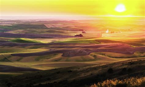 Sunset At Rolling Hills Photograph By Noppawat Tom Charoensinphon Pixels
