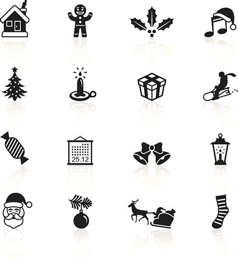 Christmas Musical Notes Silhouette Stock Photos Pictures And Royalty