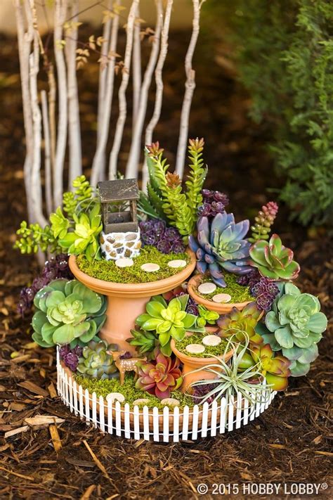 You might want to add some sand to create an exotic, desert atmosphere in a succulent garden. 1001 + Ideas for Cute and Whimsical Fairy Garden Ideas