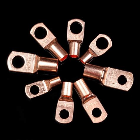100pcs Electrical Wire Terminals Sc Tinned Copper Lug Ring Connectors