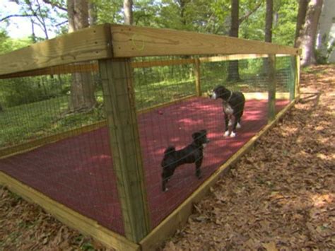 Backyard landscaping can be beautiful even if a dog lives at the residence. How to Construct a Shaded Dog Run | Home Ideals ...