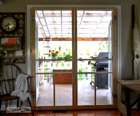 Do it yourself patio covers plans sale, shade haven in the end result youll get design this project by. Installing screen doors on french doors... easy and cheap!Funky Junk Interiors