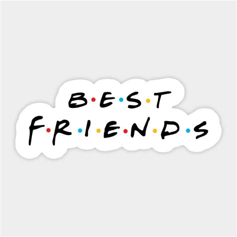 Real friends logo, real friends logo pop punk, friendship, sticker, lost boy png. Best Friends For Couple Cool Show Friends TV Vintage - Best Friends - Sticker | TeePublic