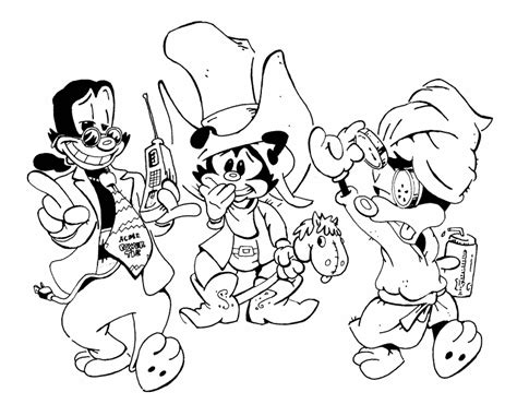 Animaniacs Coloring Pages Best Coloring Pages For Kids Cartoon