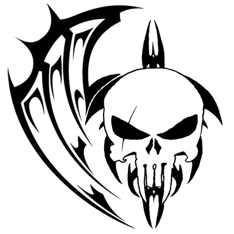 One is the hand design and another is a face hiding behind. Spokane Auto Repair | Tribal drawings, Tribal skull ...