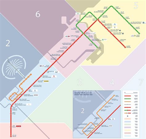 The metro in dubai is operational throughout the week, however bear in mind that the rta dubai usually announces different dubai metro timings during pubic holidays such as eid and national day. Metro Dubai-map - Karte der metro in Dubai (Vereinigte ...