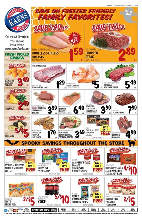 1210 e prosperity ave, tulare, ca 93274 map & directions. Karns Quality Foods Weekly ad Flyer September 10 - 16 ...