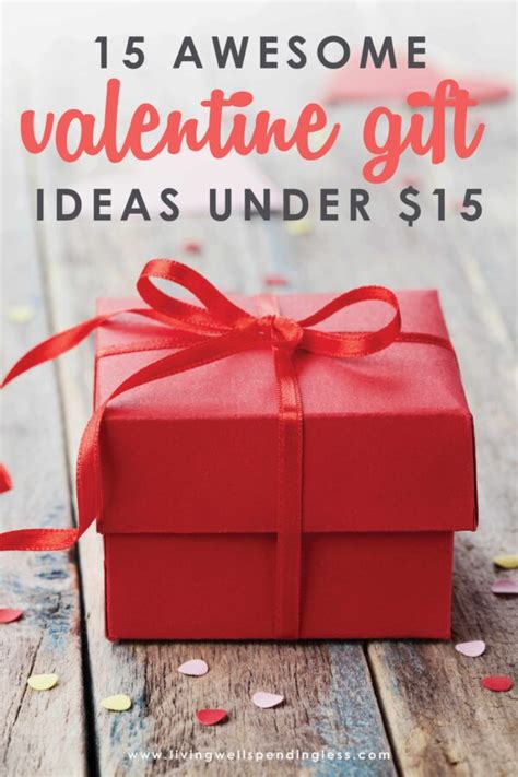 Traditionally, that's usually with flowers, chocolate, jewelry or thoughtful cards — all items that can get expensive and add up pretty quickly. 15 Awesome Valentine Gift Ideas Under $15⎢Inexpensive ...