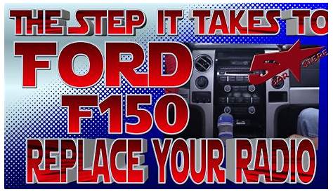 The steps it take to replace your radio, Ford F150 - YouTube