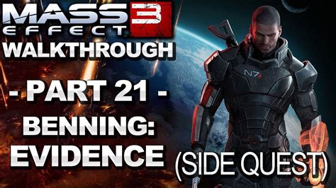 Mass Effect 3 Benning Evidence Walkthrough Part 21 Youtube