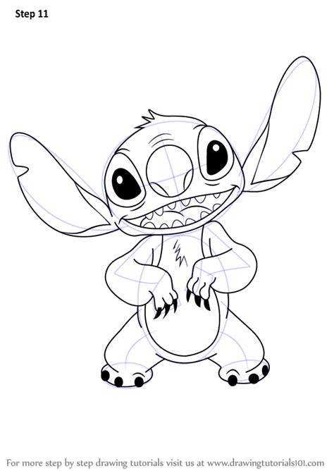 How to draw disney characters. Learn How to Draw Stitch from Lilo and Stitch (Lilo ...