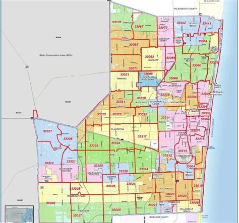 27 Fort Lauderdale Zip Code Map Maps Database Source