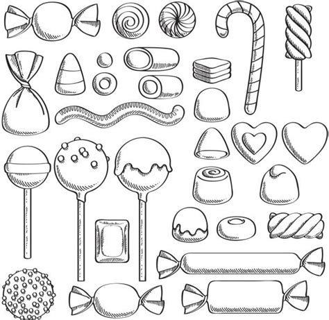 Candy Drawings Illustrations Royalty Free Vector Graphics And Clip Art