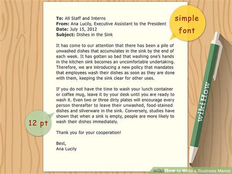 So we can also say that it is one of the tools that help solve problems. How to Write a Business Memo (with Pictures) - wikiHow
