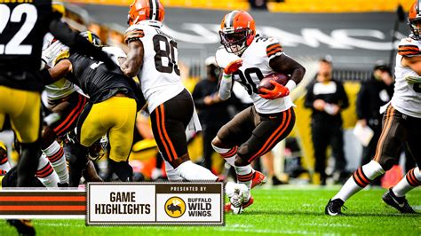 Sunday, november 20, 2016 kickoff time: Game Highlights: Browns vs. Steelers