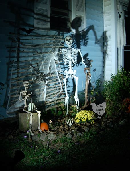 Halloween Skeleton Display For Day And Night