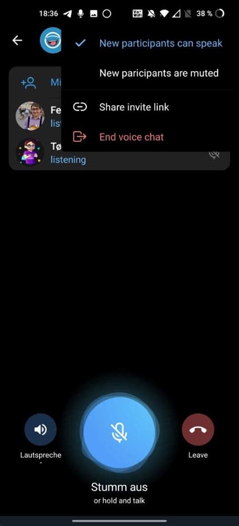 You can grant granular permissions to administrators in a group, determine. Telegram: Gruppen-Anrufe starten unter Android in die Beta