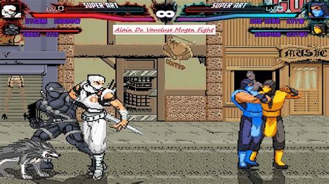 Mugen Storm Shadow And Snake Eyes Vs Sub Zero And Scorpion Request
