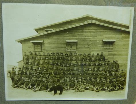 314th Infantry Log Cabin Memorial Bronze Plaque B Company