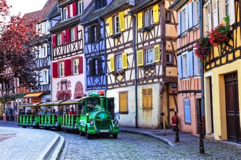 Colmar Town Beautiful Place In Alsace Region France Editorial Stock