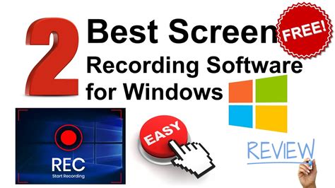 2 Best Screen Recording Software For Windows Youtube
