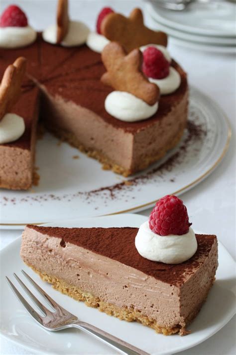 Ostekake Med Sjokolade Og Appelsin Krem No Mat Ostekake Dessert Ideer