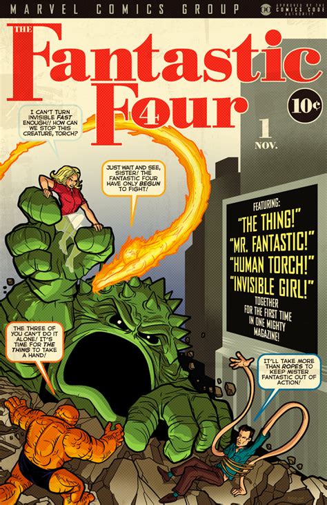 All rights to item images reserved by their respective copyright holders. Fantastic Four #1 | KIRBY-VISION
