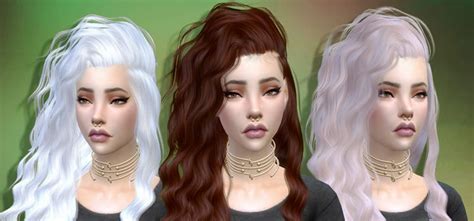 Sims 4 Cc Best Mid Length Hair For Girls All Free To Download Fandomspot