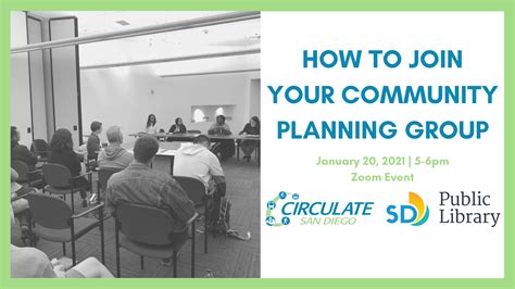 Community Planning Groups How To Join San Diego Public Library