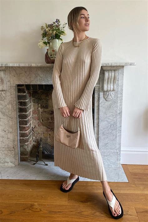 The 16 Best Knitted Dresses And How To Style Them Who What Wear