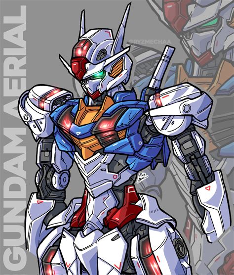 Gundam Aerial Gundam And 1 More Drawn By Ryzmechaa Danbooru