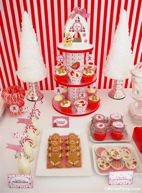 Christmas Candyland Party Ideas & Desserts Table - Party Ideas | Party