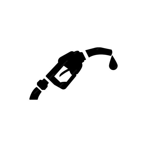 Premium Vector Gasoline Pump Nozzle Signgas Station Icon Flat Design