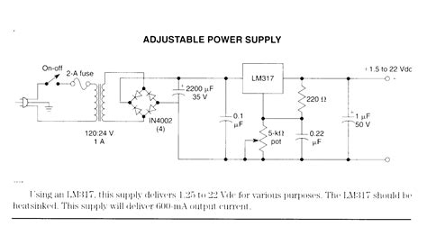 P1 500r linear potentiometer p2 10k log. Power Supplies - Variable, page 1