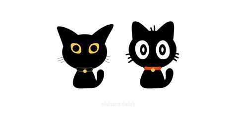 Black Cat Illustration Figma