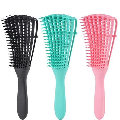 Plastic Scalp Massage Comb Hair Styling Multifunctional Massage Comb Anti Static Eight Claw
