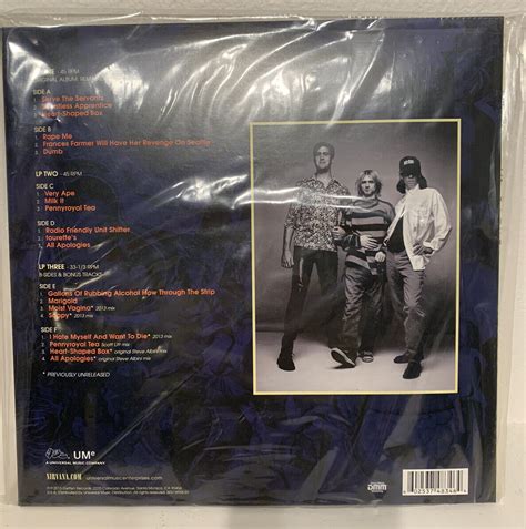Nirvana In Utero 20th Anniversary 2013 Us 45 Rpm 3lps Vinyl Lp Record Rare New 602537483464 Ebay