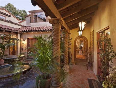 Spanish Style Home Plans With Courtyards At The Heart Of This Spanish