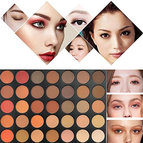 35 Colors Pro Eyeshadow Palette Makup Pigmented Matte Shimmer Nature