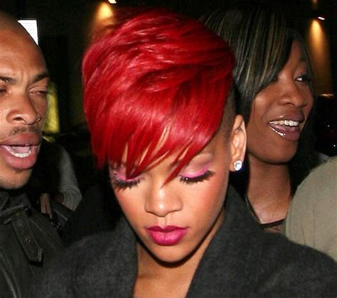 y424syno: rihanna red hair curly hair