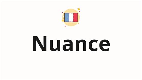 How To Pronounce Nuance Youtube