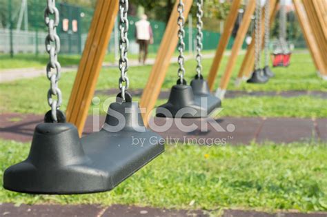 Empty Swing At The Park Stock Photo Royalty Free Freeimages